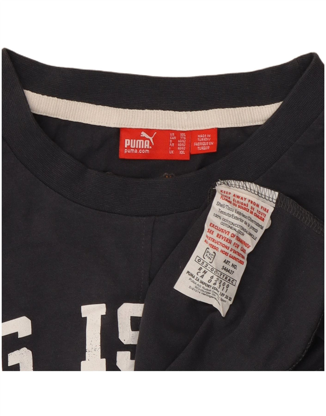 Vesta grafică pentru bărbați Puma, 2XL, bumbac, albastru