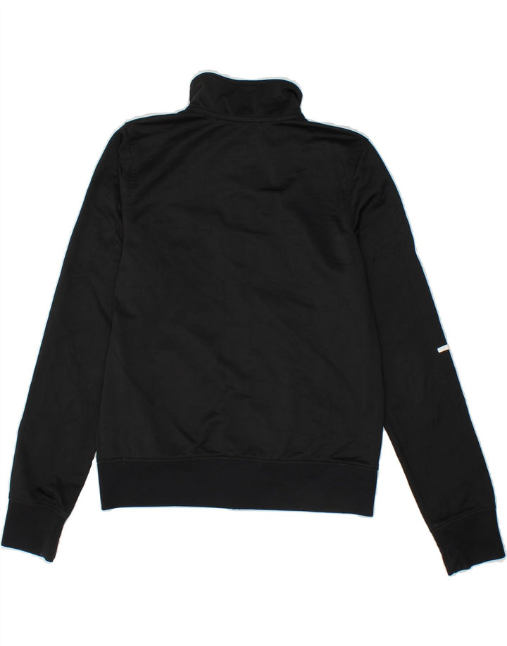 CHAMPION Girls Graphic Tracksuit Top Jacket 10-11 Years Medium Black Vintage Champion and Second-Hand Champion from Messina Hembry 