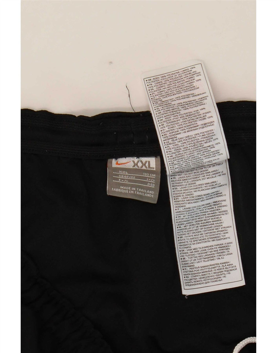 Pantaloni scurți sport Nike pentru bărbați 2XL, poliester negru