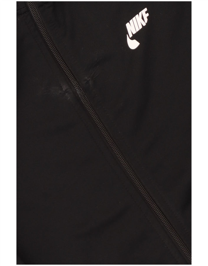 Jachetă de trening grafică Nike pentru băieți 13-14 ani XL poliester negru