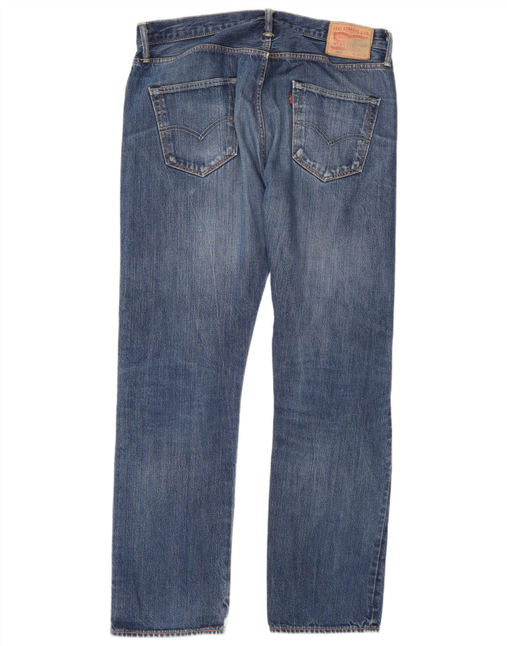 Blugi drepti pentru bărbați Levi's 501 W34 L32 albastru