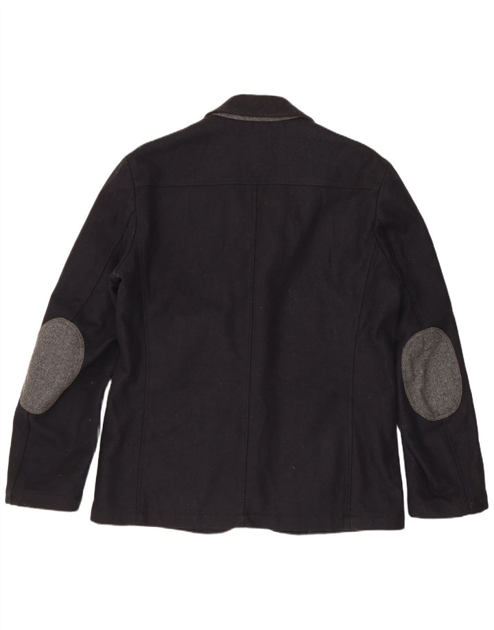 Blazer pentru bărbați Lardini, cu 3 nasturi, IT 52 XL Lână bleumarin