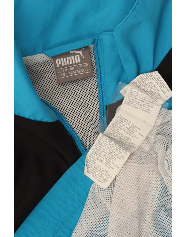 Jachetă de trening pentru bărbați Puma, mare, albastru, din poliester