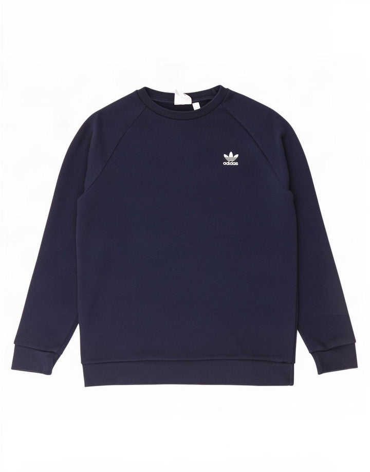Hanorac pentru bărbați Adidas Jumper Medium Bleumarin Bumbac