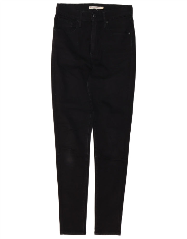Blugi super skinny Mile High pentru femei LEVI'S W28 L29 bumbac negru