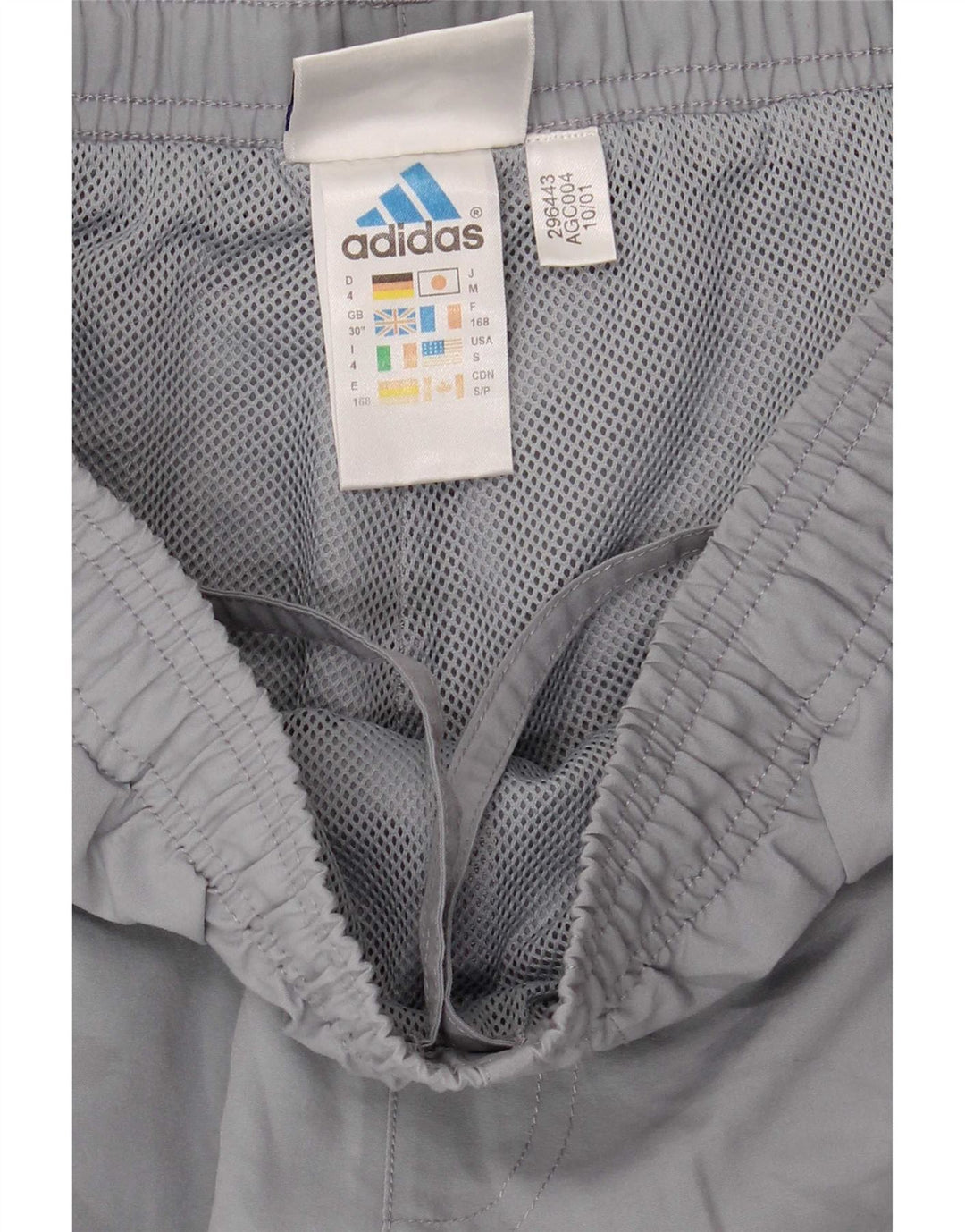 Pantaloni de trening pentru bărbați Adidas, gri mediu, poliester