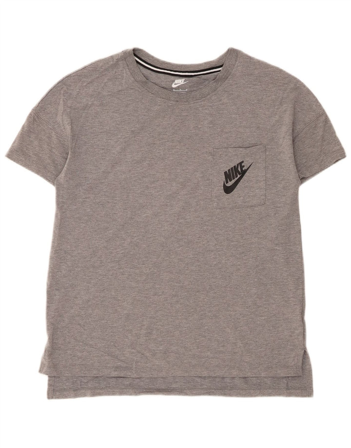 Tricou pentru femei Nike Top UK 14 Medium Gri Flecked Modal