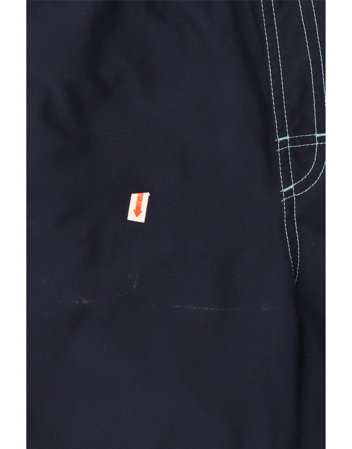 Pantaloni scurți de înot grafic pentru bărbați Adidas, medii, albastru, poliester color bloc