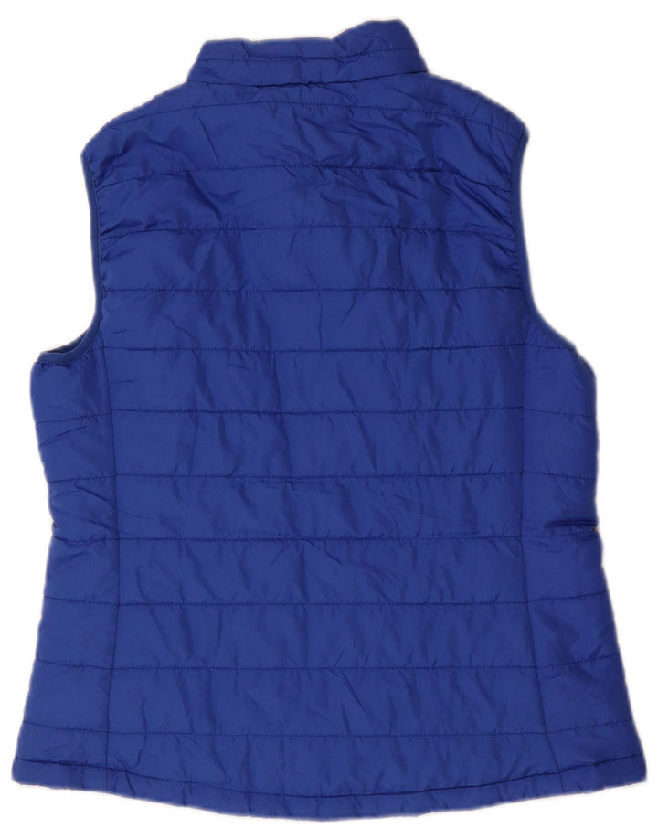 Gilet căptușit pentru femei Marks & Spencer UK 12 Medium Blue Poliester