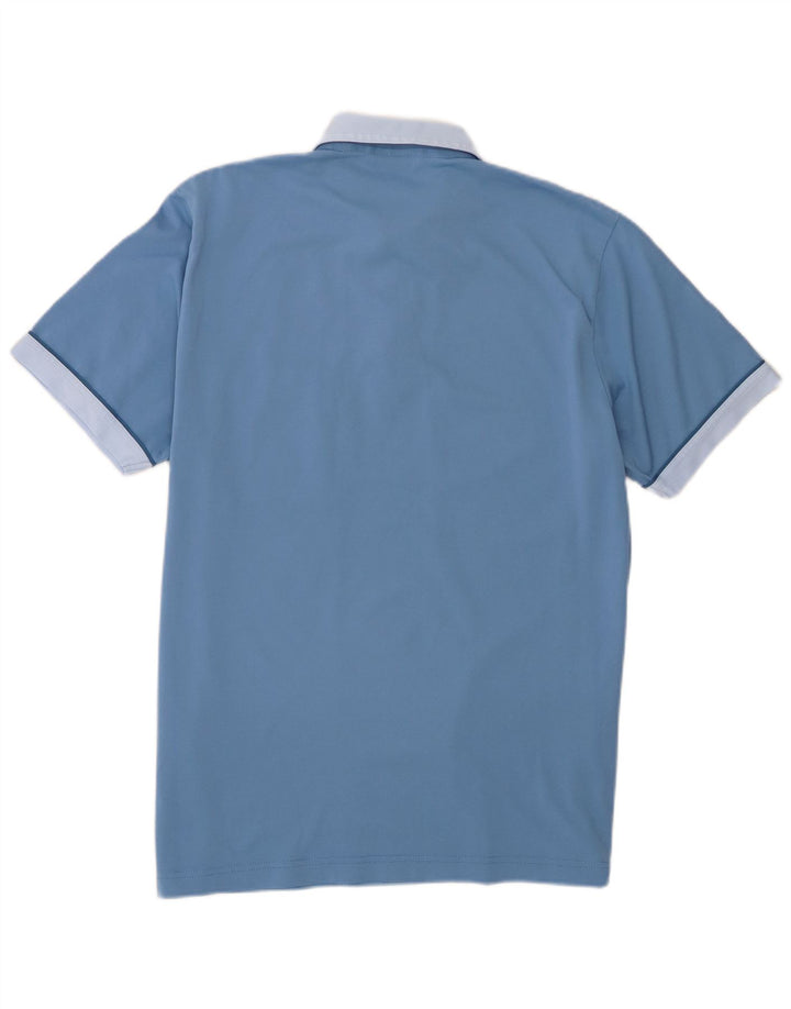 Cămașă polo Gabicci pentru bărbați, bumbac colorblock albastru mediu