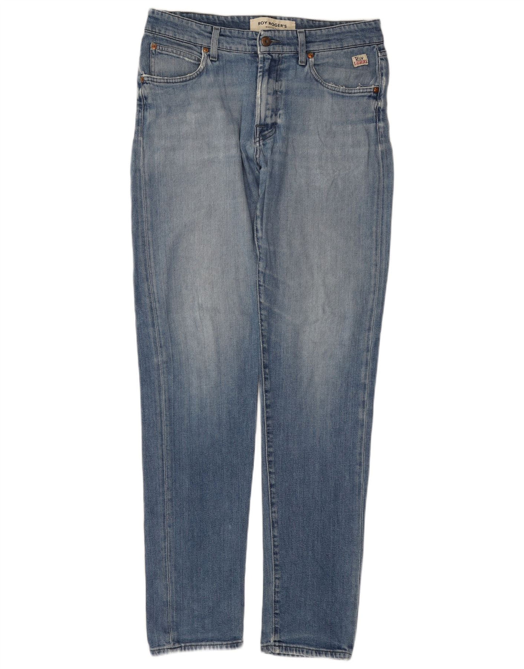 Blugi slim pentru bărbați ROY ROGERS W34 L34 Bumbac albastru