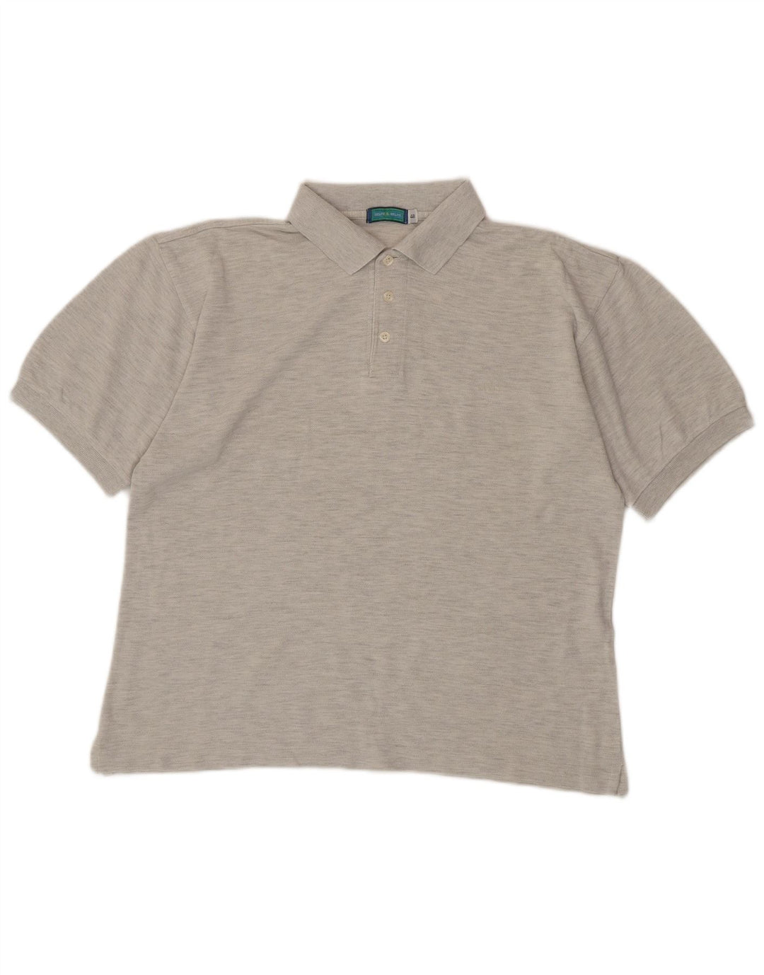 BELFE & BELFE Cămașă Polo pentru bărbați IT 48 Medium Gri Pete Bumbac