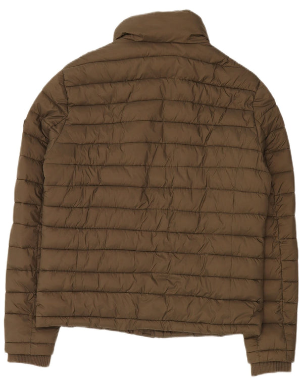 Jachetă căptușită pentru bărbați Superdry UK 38 Medium Khaki Nylon