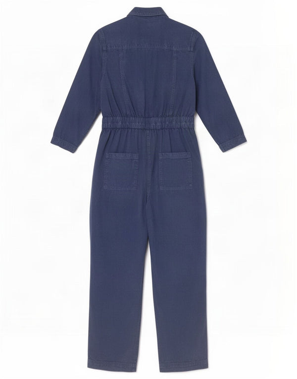 Salopetă cu mânecă lungă pentru femei Marks & Spencer UK 8 Small Blue Lyocell