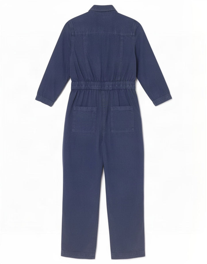 Salopetă cu mânecă lungă pentru femei Marks & Spencer UK 8 Small Blue Lyocell