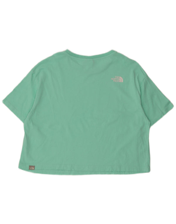 Top de tricou The North Face pentru femei, UK 18 XL, bumbac verde