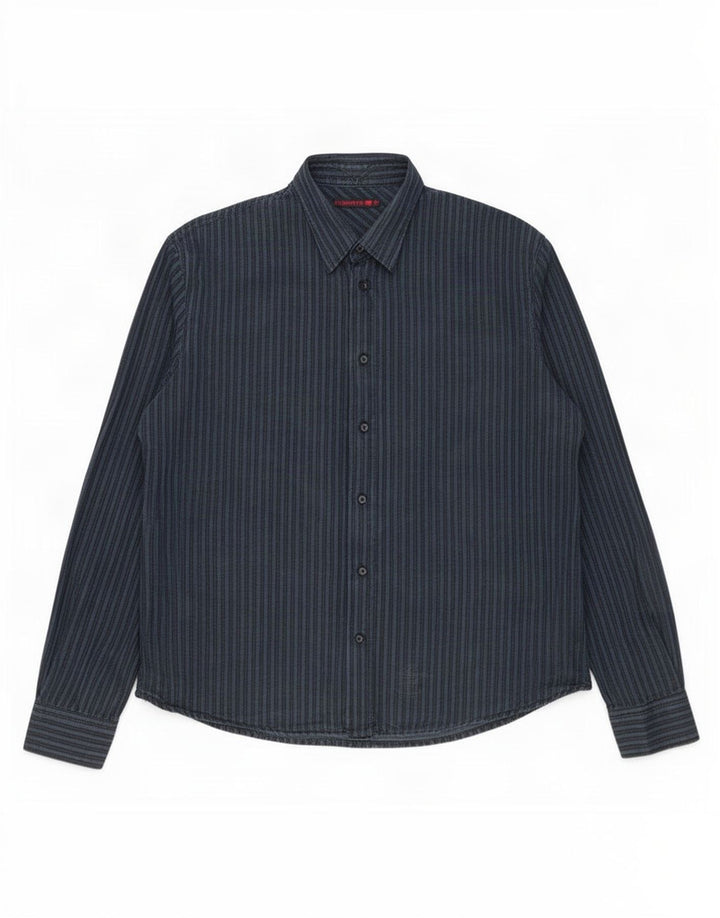 Cămașă pentru bărbați Levi's 2XL, bumbac cu dungi bleumarin