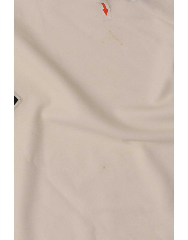 Tricou grafic pentru bărbați Lotto Top XL, alb, poliester color bloc