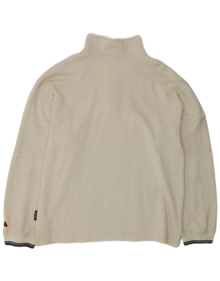 Hanorac pentru bărbați ELLESSE, cu fermoar, cu gât, XL, bumbac gri