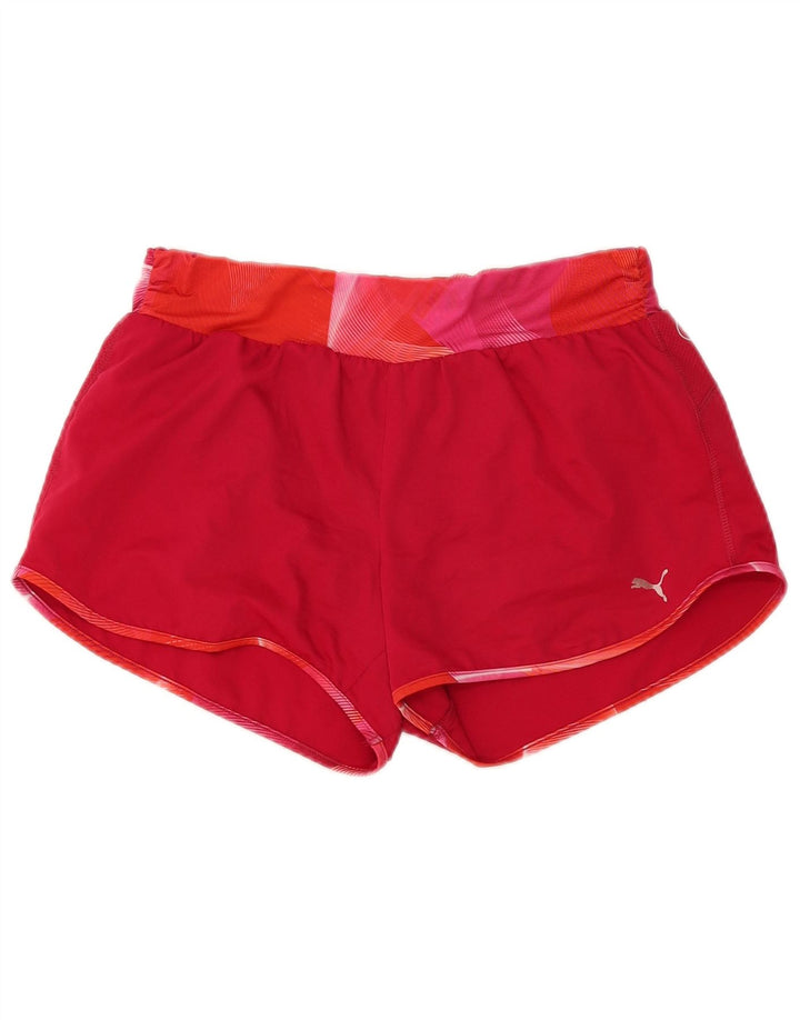 Pantaloni scurti sport Puma pentru femei UK 14 Medium Burgundy