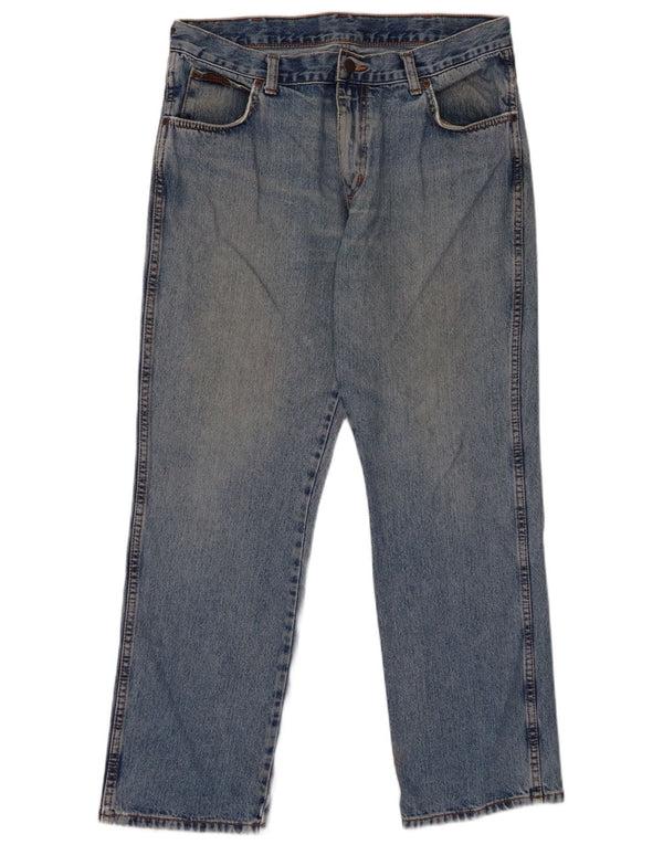 Blugi drepte pentru bărbați Wrangler Texas W36 L30 bumbac albastru