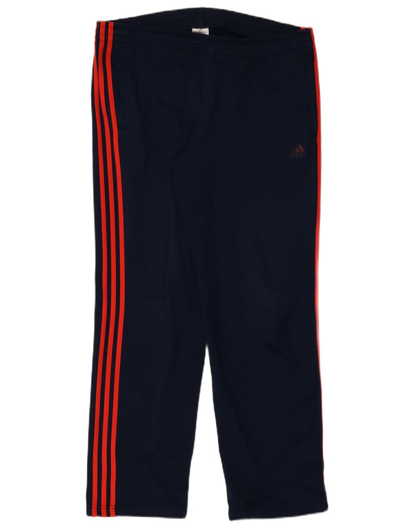 Pantaloni de trening ADIDAS pentru bărbați Marea Britanie 42/44 Poliester mare bleumarin