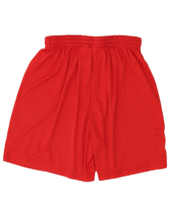 Pantaloni scurți sport grafic Nike pentru bărbați, poliester roșu mare