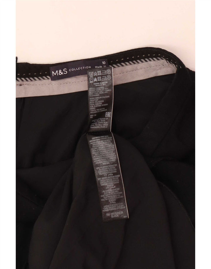 Fusta creion pentru femei Marks & Spencer UK 10 Small W26 Poliester negru
