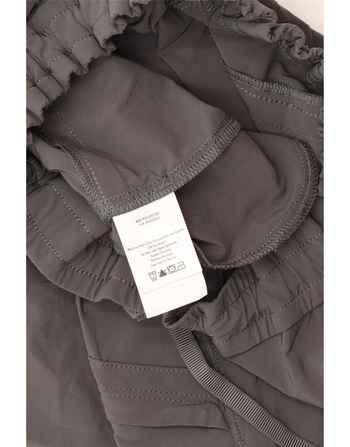 Eddie Bauer Pantaloni cargo crop pentru femei Mediu L30 L24 Poliester gri