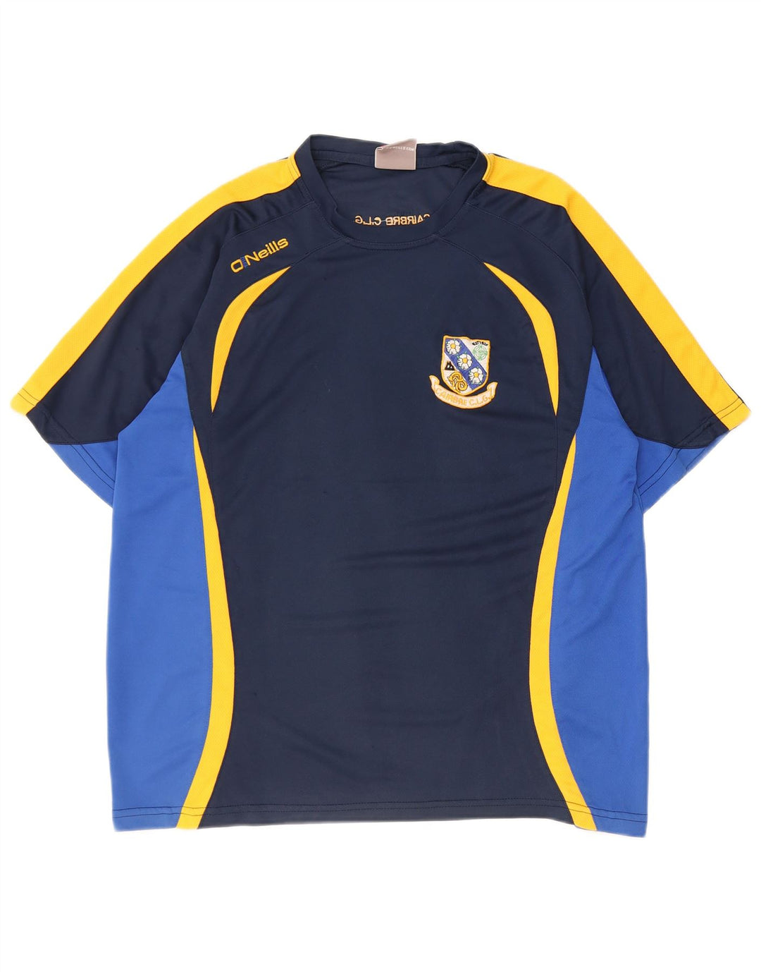 Tricou O'Neills pentru bărbați cu imprimeu grafic, mărime medie, albastru navy cu blocuri de culoare, din poliester