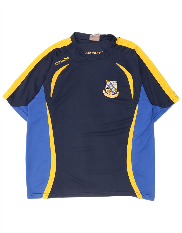 Tricou O'Neills pentru bărbați cu imprimeu grafic, mărime medie, albastru navy cu blocuri de culoare, din poliester