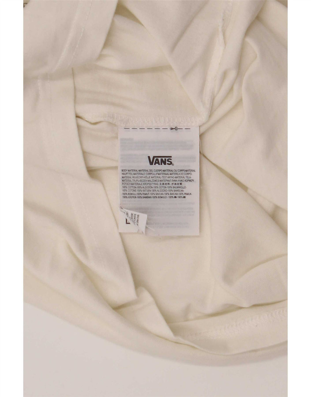 Tricou grafic Vans Classic Fit Top Bumbac alb mediu