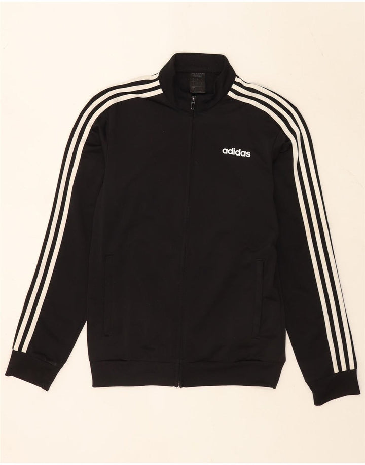Trening pentru bărbați Adidas Top Jachetă Mic Negru Poliester