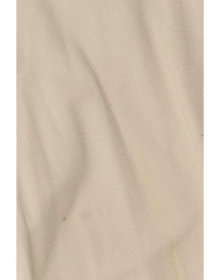 Tricou polo Moschino pentru bărbați, bumbac alb mediu