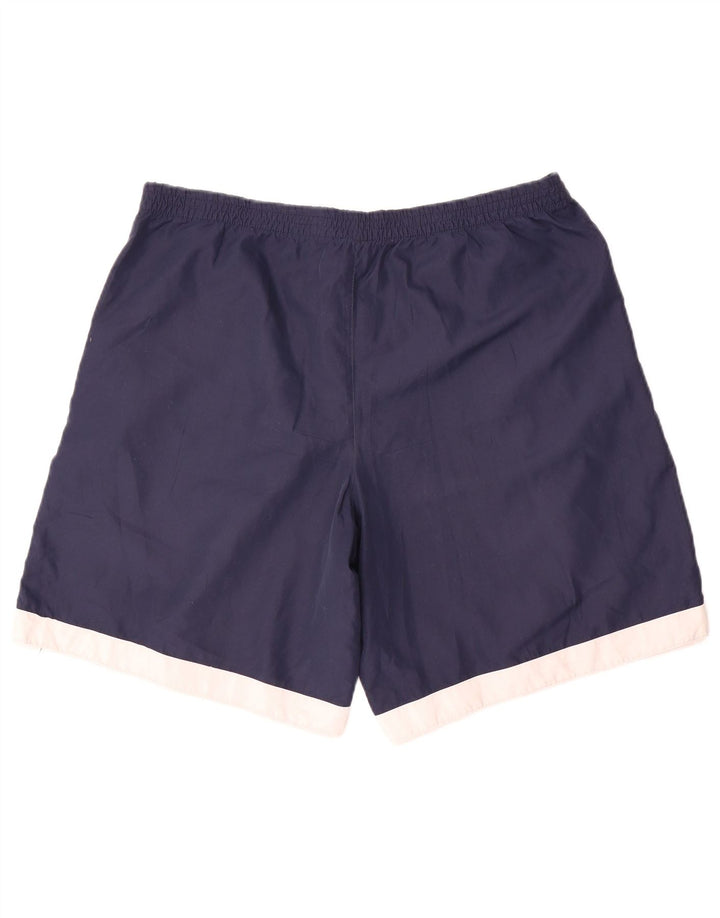 Pantaloni scurți chino Fila pentru bărbați, mari W36, bleumarin, poliester color bloc