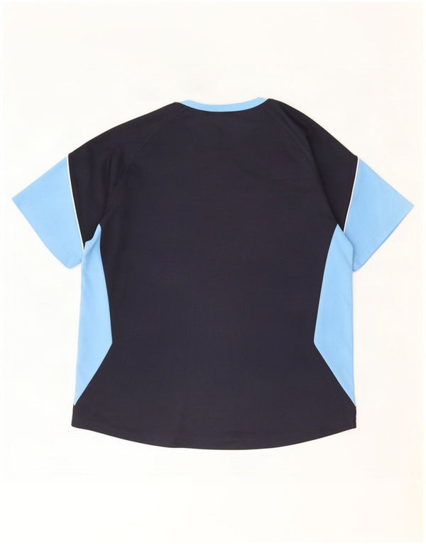 Tricou pentru bărbați Adidas Top UK 46/48 XL Bleumarin Poliester color bloc
