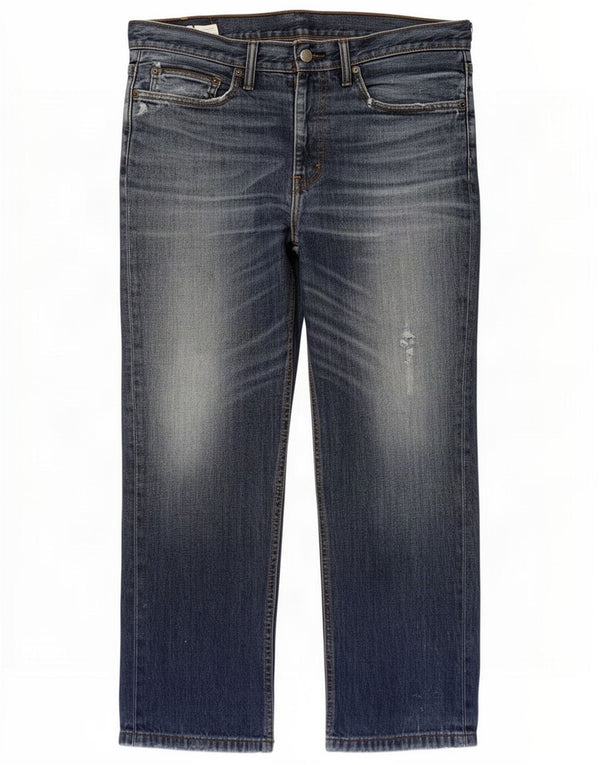 Blugi drepți distressed 514 Levi's pentru bărbați L34 L30 Bumbac albastru