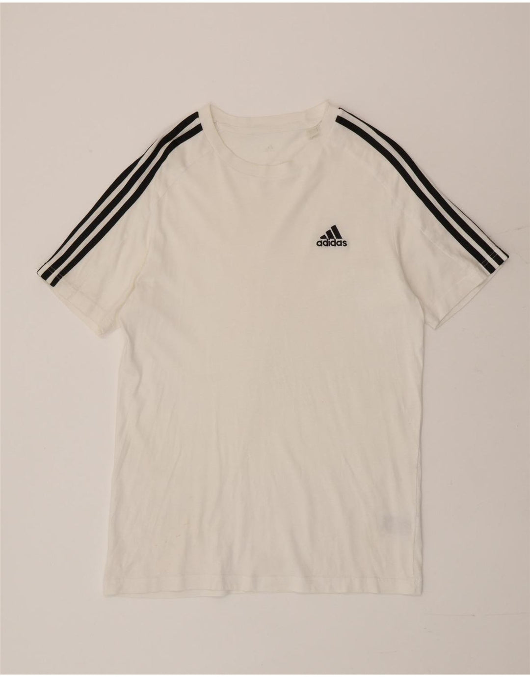 Tricou pentru bărbați Adidas Top mic, alb, bumbac