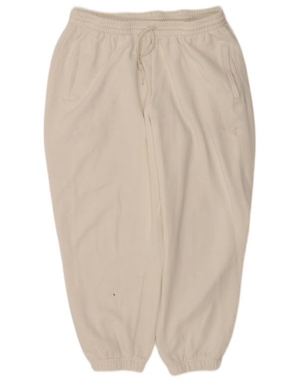 Pantaloni de trening Adidas pentru femei Joggeri UK 20 2XL Bumbac alb