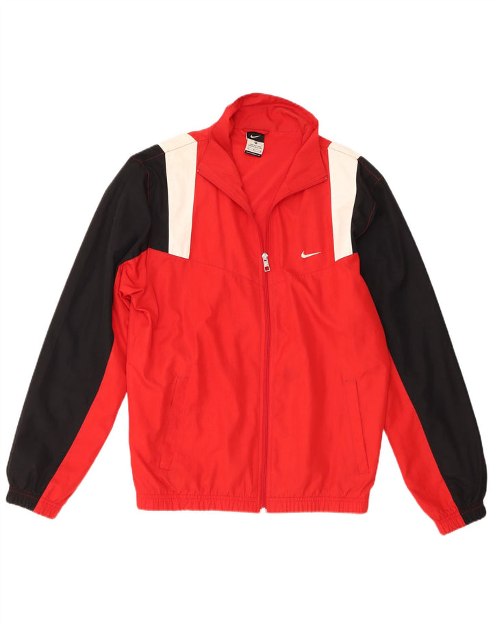 Jachetă de trening pentru bărbați Nike, roșu mediu, poliester color bloc
