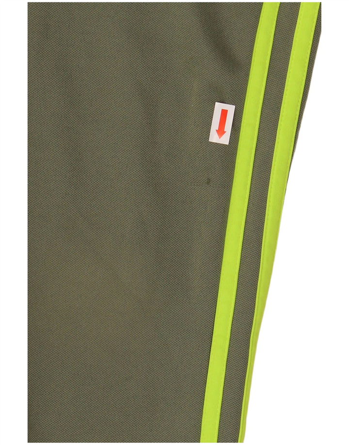 Pantaloni de trening ADIDAS Climalite pentru baieti 11-12 ani Kaki Poliester