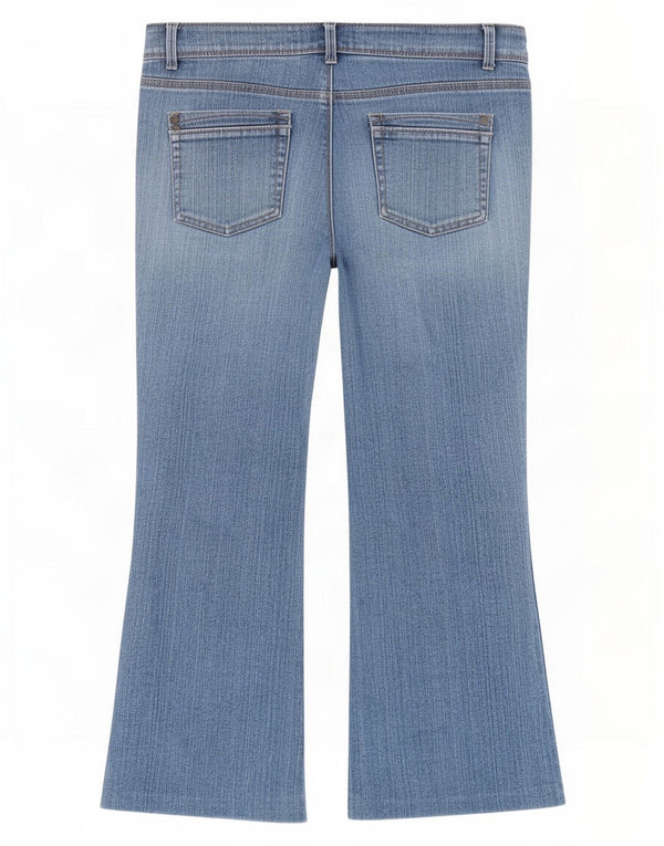Blugi bootcut pentru femei M&Co UK 16 Large W34 L26 Blue Bumbac