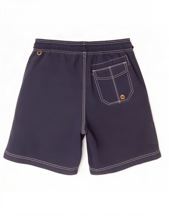 Pantaloni scurți de înot pentru bărbați Fat Face, mici din bumbac bleumarin