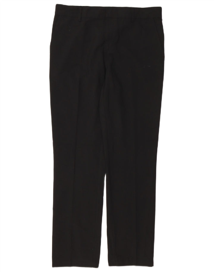 Pantaloni chino drepți vintage pentru femei W32 L29 negri