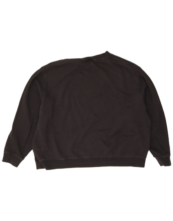 Pulover cu grafic supradimensionat Nike pentru femei UK 18 XL bumbac negru