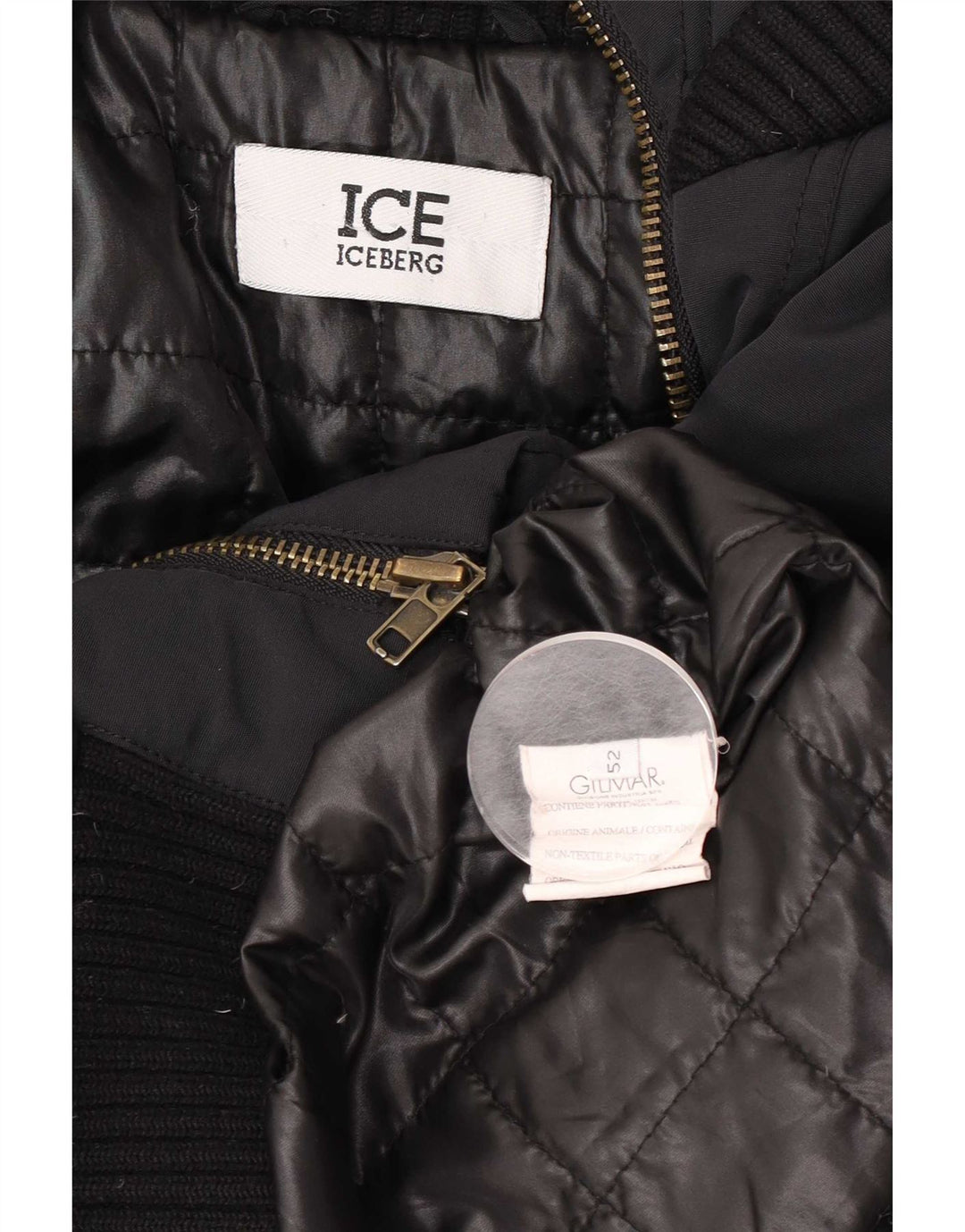 Jachetă căptușită pentru femei Iceberg IT 52 2XL Negru