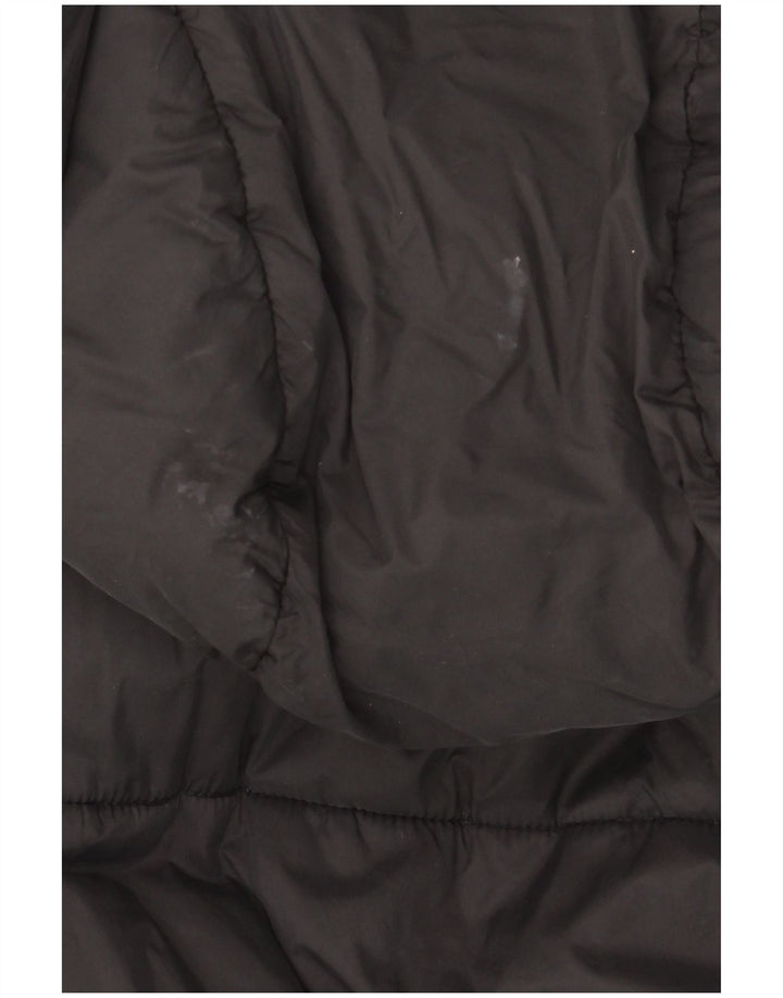 Gilet cu glugă supradimensionat pentru femei Zara UK 10 Poliester negru mic