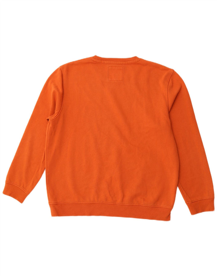 CREW CLOTHING Hanorac pentru bărbați Pulover 2XL bumbac portocaliu