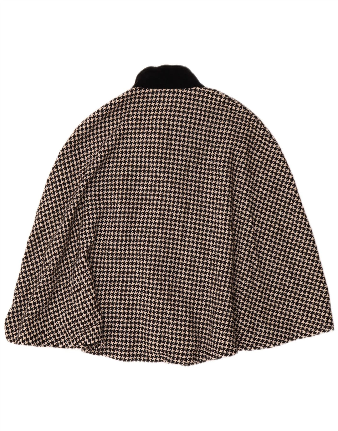 Palton Poncho Regina Schrecker pentru femei IT 42 Lână cu picior de gală mediu negru