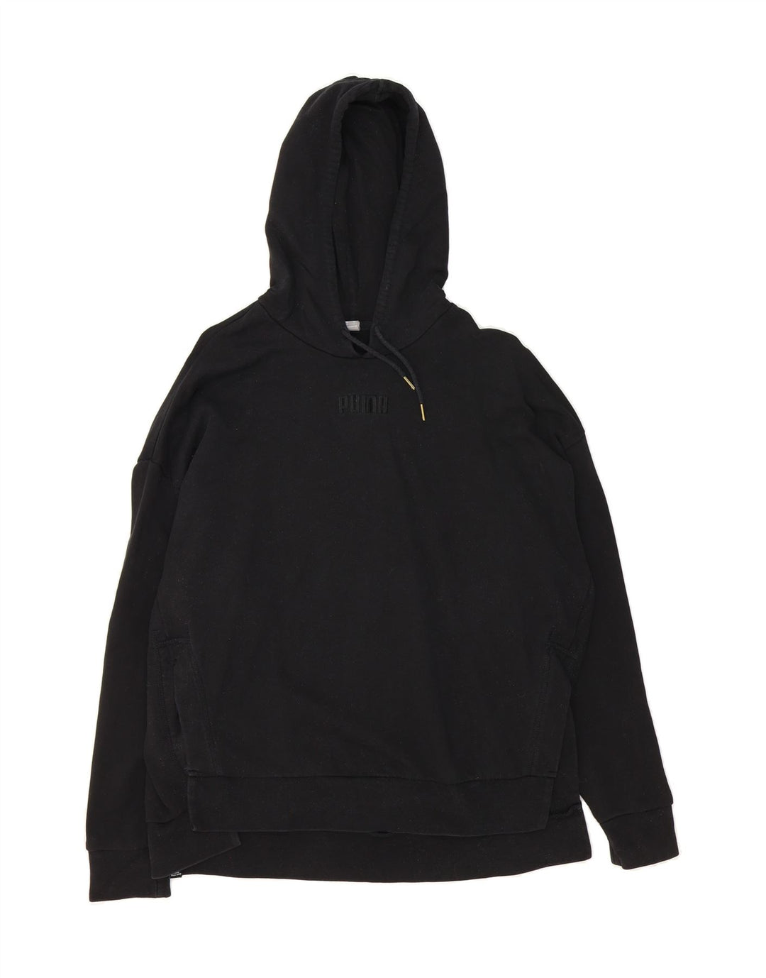 PUMA Mens Hoodie Jumper Large Black Cotton Vintage Puma and Second-Hand Puma from Messina Hembry 